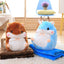 Cute Hamster Pillow Blanket Car Pillow Dual-use Cushion Blanket Large Air Conditioner Cushion Coral Fleece Blanket