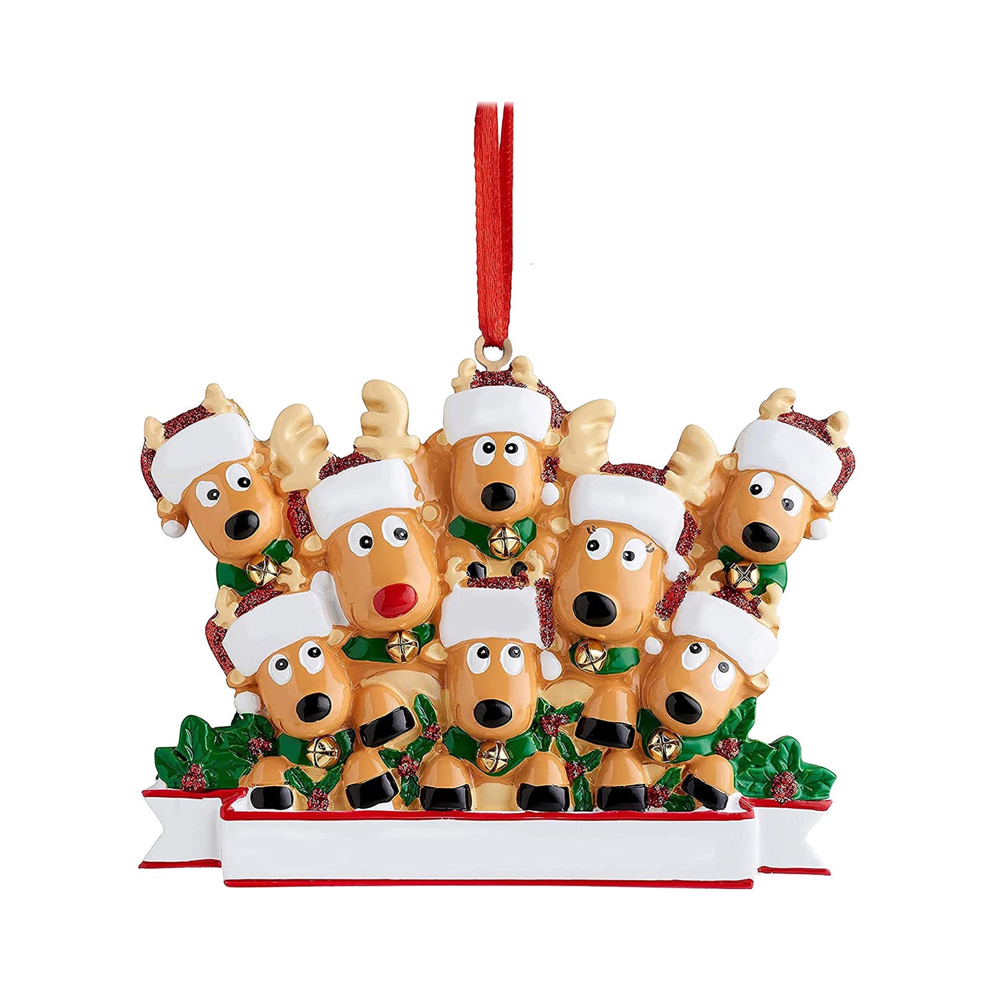 Christmas Reindeer Family Cute Home Pendant