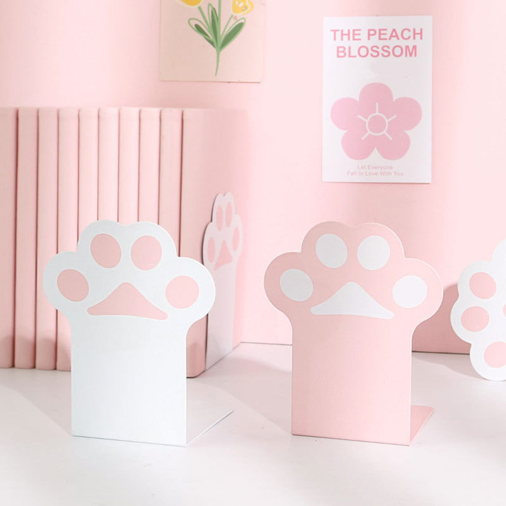 Cute Cat Paw Book Stand Bookshelf