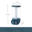 Whole Grains Wall-mounted Diced Rice Bucket Storage Box Storage Airtight Tank