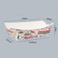 Disposable Burger And French Fries Takeaway Box