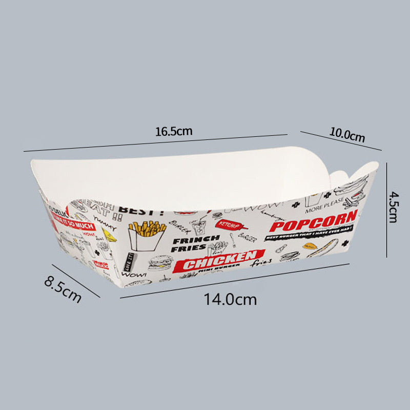 Disposable Burger And French Fries Takeaway Box