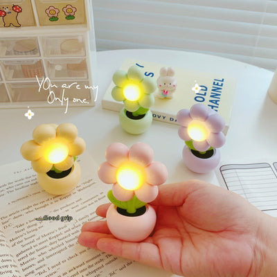 Creative Bedside-Use Decoration Cream Glue DIY Night Light Table Lamp
