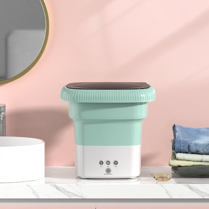 Portable Smart Mini Washing Machine with One-click Start
