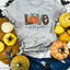 European And American Halloween Love Pumpkin Printed Casual T-shirt