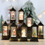 Christmas Storm Lantern Crystal Lamp Santa Claus Lights Christmas