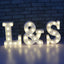 26 Letters White LED Night Light Marquee Sign Alphabet Lamp