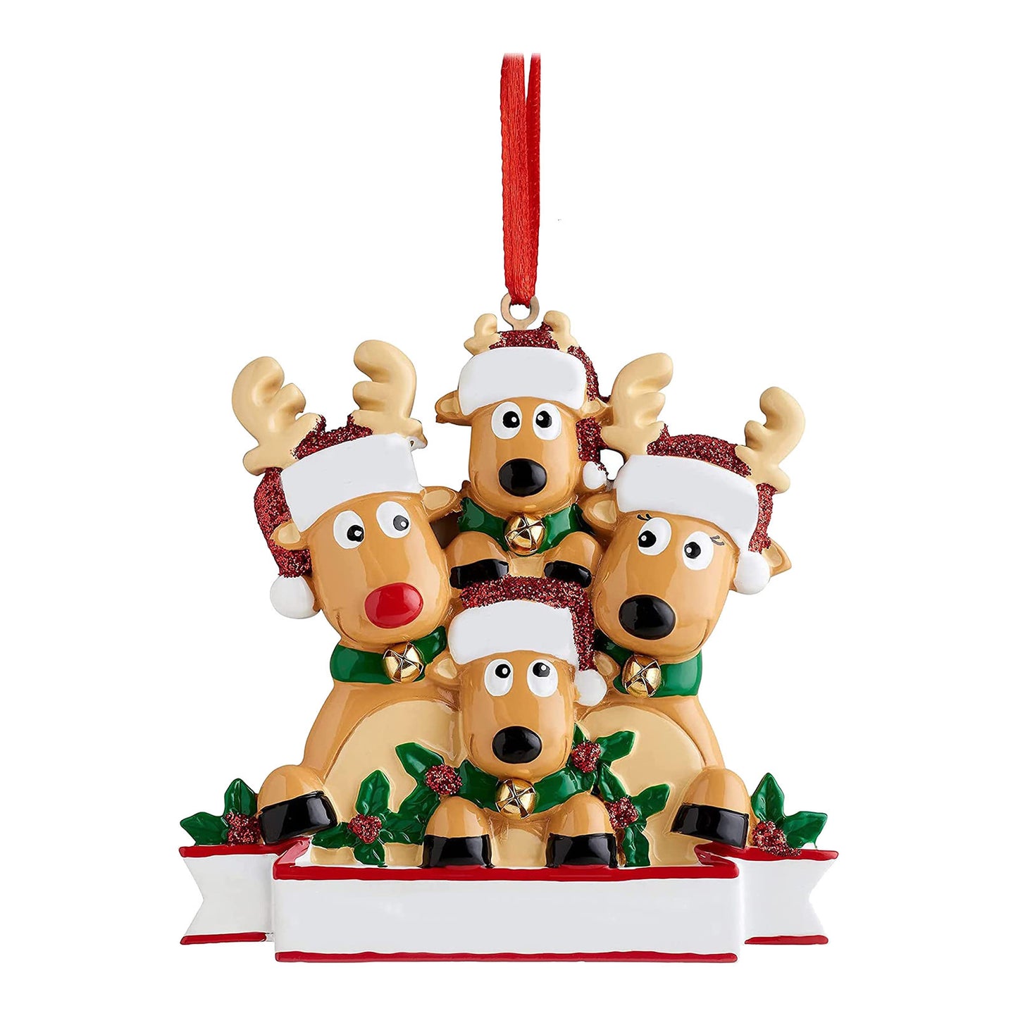 Christmas Reindeer Family Cute Home Pendant