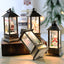 Christmas Storm Lantern Crystal Lamp Santa Claus Lights Christmas