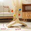 Solid Wood Rotary Table Cat Scratch Board Sisal Hemp