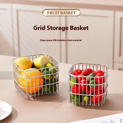 Kitchen Storage Rack Draining Basket