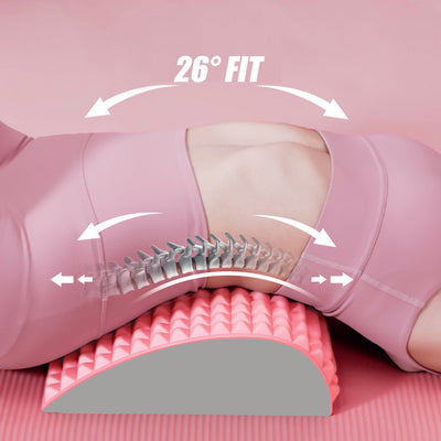 Back Stretcher Pillow Neck Lumbar Support Massager For Neck, Waist & Back | Sciatica Herniated Disc Pain Relief Massage Relaxation