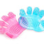 Pet finger grooming brush massage, hand brush cat, dog bath brush beauty, pet cleaning supplies wholesale