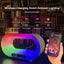 Multi-function 3 In 1 LED App Control RGB Atmosphere Desk Lamp, Smart Multifunctional Wireless Charger & Alarm Clock