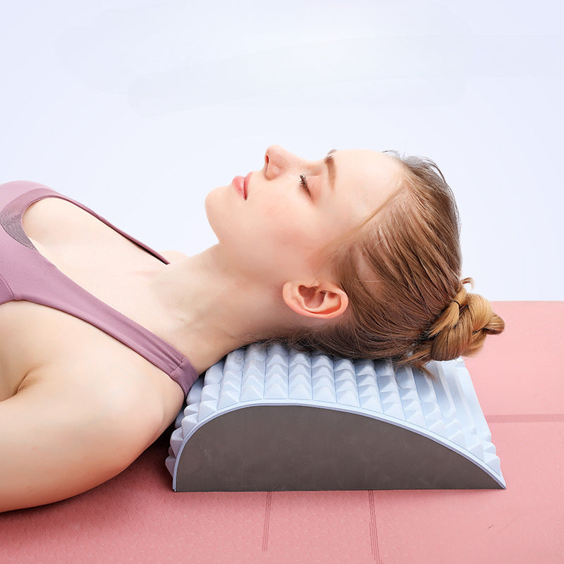 Back Stretcher Pillow Neck Lumbar Support Massager For Neck, Waist & Back | Sciatica Herniated Disc Pain Relief Massage Relaxation