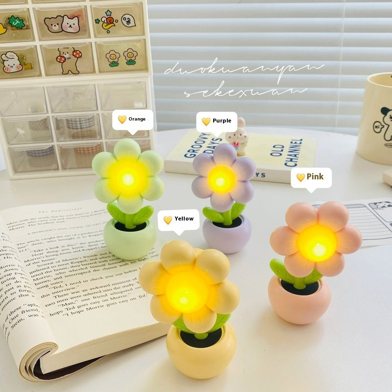 Creative Bedside-Use Decoration Cream Glue DIY Night Light Table Lamp