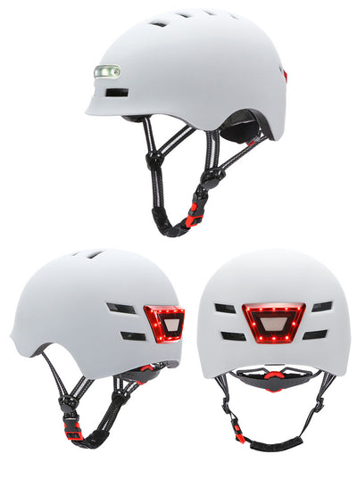 Smart Light Electric Scooter Helmet