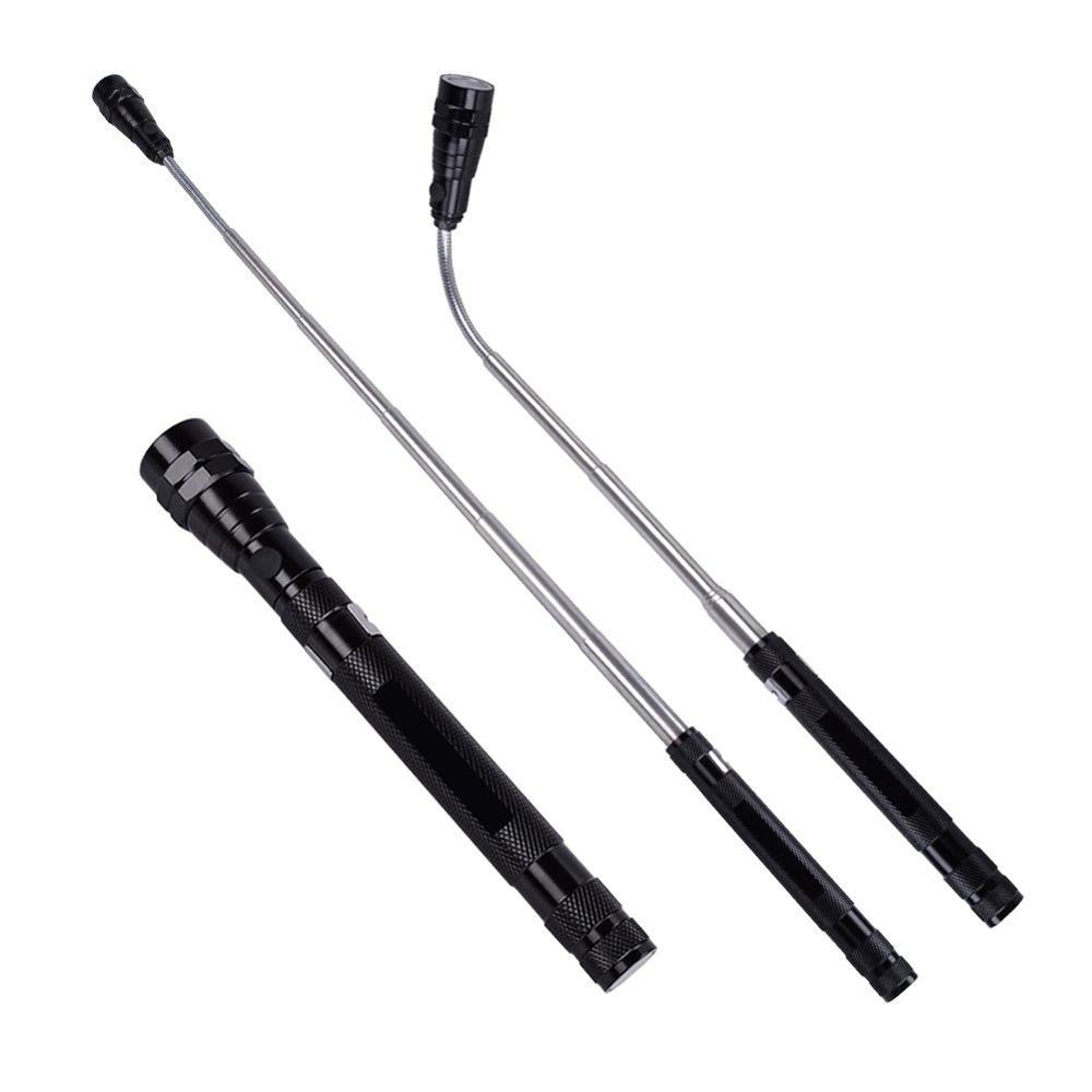 Flashlight Telescopic Rotating Aluminum Alloy LED Magnet To Pick Up Work Light