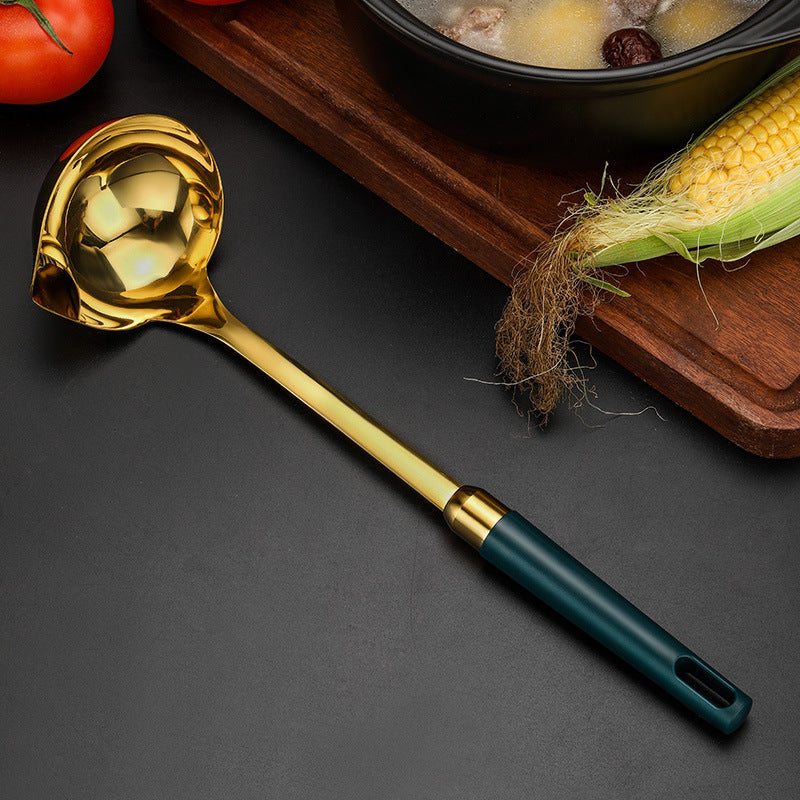 Stainless Steel Spoon Oil-separating Spoon Soup Artifact Soup Oil