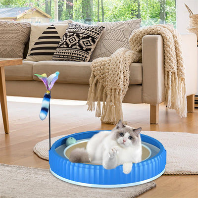 New Round Cat Scratching Board Wear-resistant Anti-scratch Claw Grinder
