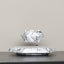 Floating Plant Pot - Magnetic Levitating Plant Pot for Succulents, Air Bonsai and Fake Flowers/Plants, Unique Decor for Home, Office and Desk (Marble)