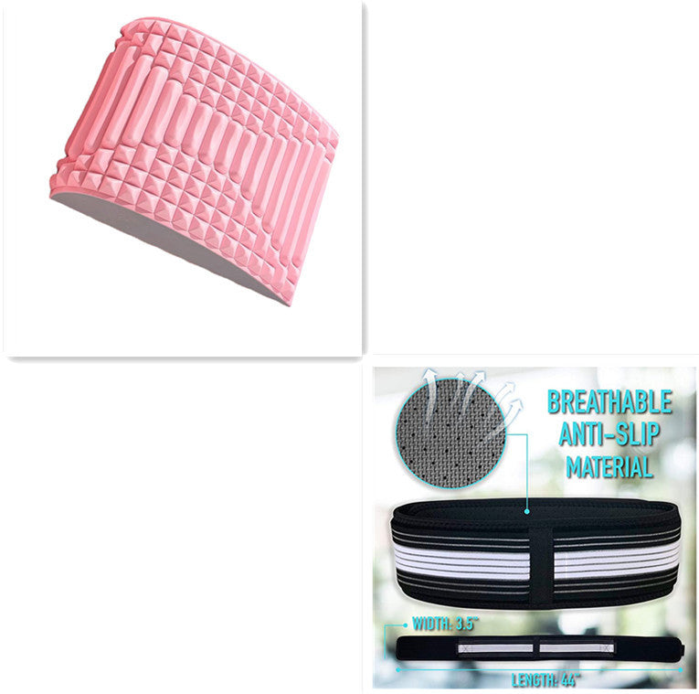 Back Stretcher Pillow Neck Lumbar Support Massager For Neck, Waist & Back | Sciatica Herniated Disc Pain Relief Massage Relaxation