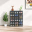 Black Small 18PCS 33x23x14cm Shoebox, Plastic, Grid, Free Combination