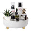 Makeup Perfume Organizer Tray 360 Degree Rotating Lazy Susan Skincare Lotion Organizer Spinning Cosmetics Storage For Dresser, Vanity, Bathroom Countertop