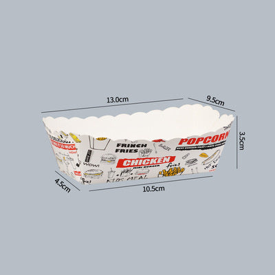 Disposable Burger And French Fries Takeaway Box