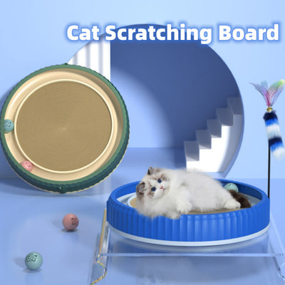 New Round Cat Scratching Board Wear-resistant Anti-scratch Claw Grinder
