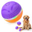 Interactive Dog Toys Ball, Automatic Rolling Toy With LED Flash, USB Rechargeable Orange Purple
