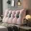Removable Cover Headboard Pillow Comfortable Soft Fabric