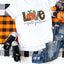 European And American Halloween Love Pumpkin Printed Casual T-shirt