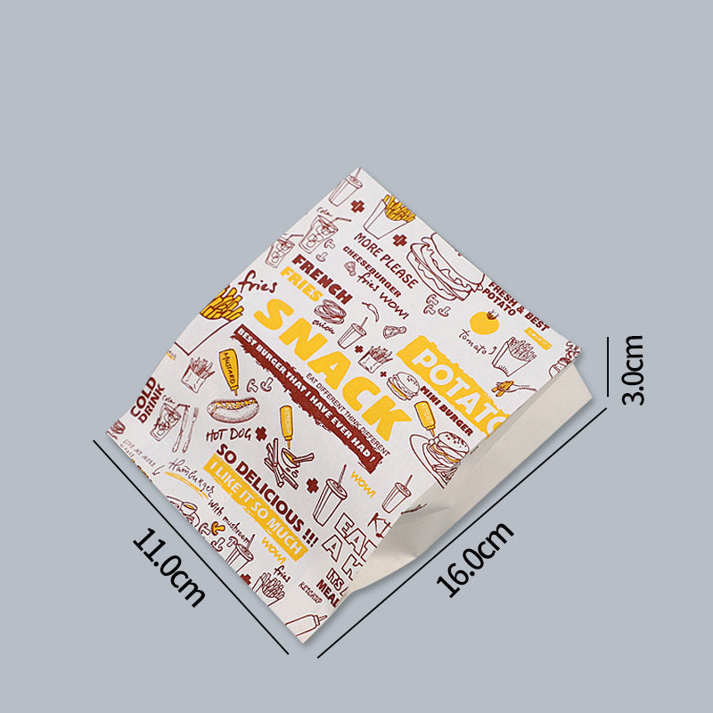Disposable Burger And French Fries Takeaway Box