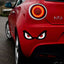 3D Simulation Shark Eye Sticker Rearview Mirror Decoration