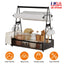 Utensil Caddy Metal Grill Caddy With Paper Towel Holders Utensil Holder For Outdoor