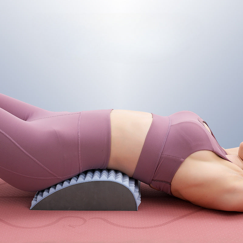 Back Stretcher Pillow Neck Lumbar Support Massager For Neck, Waist & Back | Sciatica Herniated Disc Pain Relief Massage Relaxation