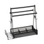 Utensil Caddy Metal Grill Caddy With Paper Towel Holders Utensil Holder For Outdoor