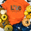 European And American Halloween Love Pumpkin Printed Casual T-shirt