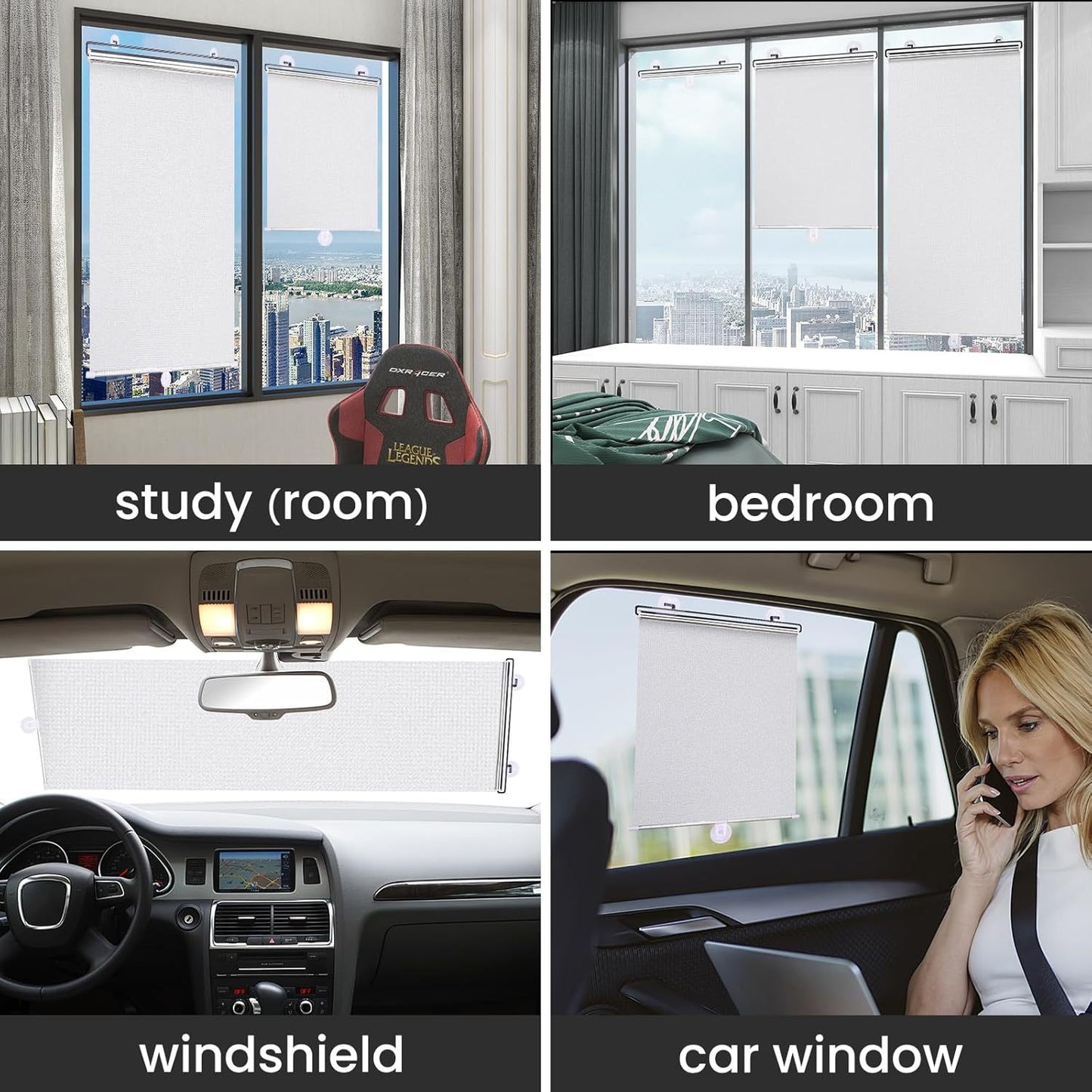 Retractable Blackout Roller Blinds