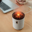 New Creative Ultrasonic 6Oil Humidifier Volcano Aromatherapy Machine Spray Jellyfish Air Flame Humidifier Diffuser