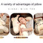 Bedside Soft Upholstery Big Backrest Waist Support Cushion Couch Pillow