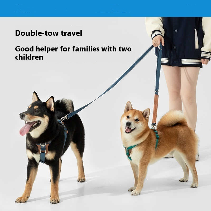 Dog Rope Leash, Multifunctional Explosion-proof, Chest Strap
