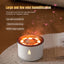 New Creative Ultrasonic 6Oil Humidifier Volcano Aromatherapy Machine Spray Jellyfish Air Flame Humidifier Diffuser