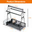 Utensil Caddy Metal Grill Caddy With Paper Towel Holders Utensil Holder For Outdoor