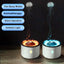 New Creative Ultrasonic 6Oil Humidifier Volcano Aromatherapy Machine Spray Jellyfish Air Flame Humidifier Diffuser