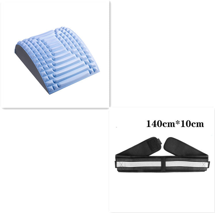 Back Stretcher Pillow Neck Lumbar Support Massager For Neck, Waist & Back | Sciatica Herniated Disc Pain Relief Massage Relaxation